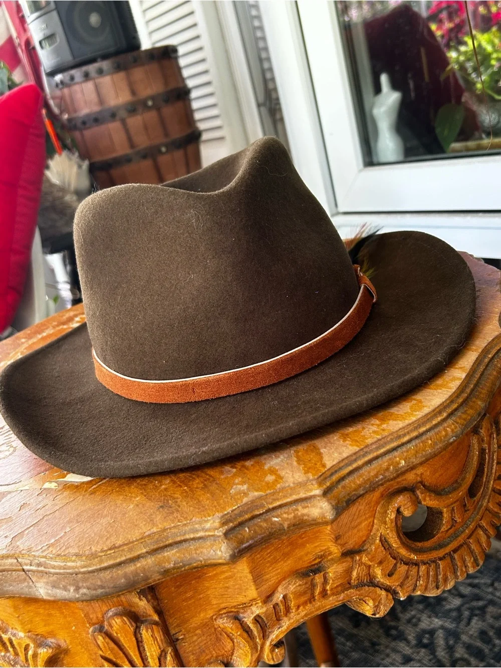 Outback Randwick Brown Wool Hat